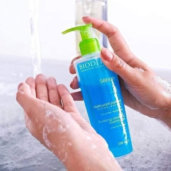 Bioderma Sebium Moussant Purifying Cleansing Foaming Gel 200ml