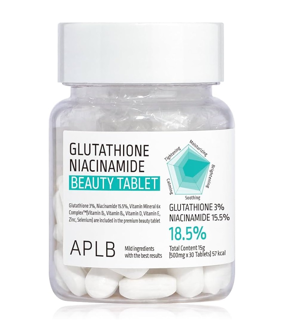APLB Glutathione Niacinamide Beauty Tablet 500mg x 30 Tablets
