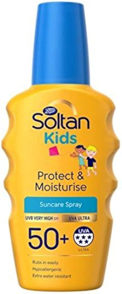 Boots Soltan Kids Protect & Moisturise Spray SPF50+ 200ml